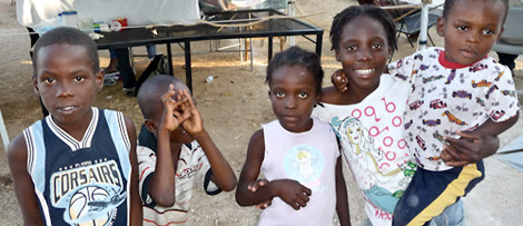 Global Relief Now: Kids in Port-au-Prince, Haiti